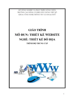 Giáo Trình Thiết Kế Website Cho Nghề Đồ Họa Trung Cấp