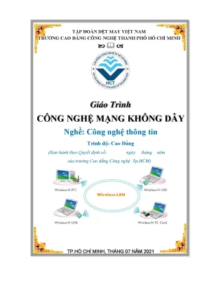 Giáo Trình Công Nghệ Mạng Không Dây Ngành Công Nghệ