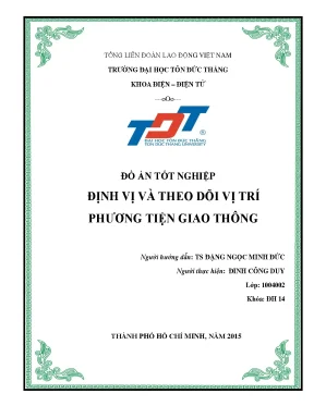Đồ Án Tốt Nghiệp: Định Vị và Theo Dõi Vị Trí Phương Tiện 