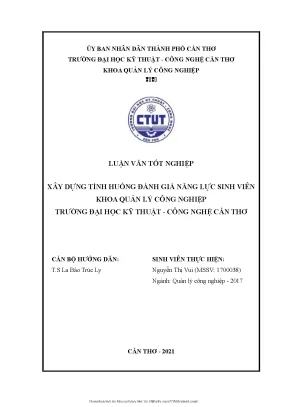 Đánh Giá Năng Lực Sinh Viên Khoa Quản Lý Công Nghiệp