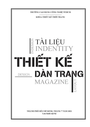 Hướng Dẫn Thiết Kế Dàn Trang Tạp Chí Trình Độ Trung Cấp