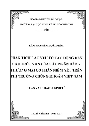 Phân tích cấu trúc vốn ngân hàng thương mại Việt Nam