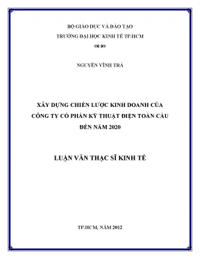 Chiến lược kinh doanh Công ty Kỹ thuật điện Toàn Cầu 2020