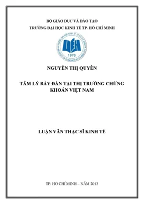 Tâm lý bầy đàn trong thị trường chứng khoán Việt Nam