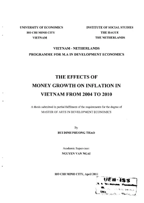 Tác động của tăng trưởng tiền tệ đến lạm phát tại Việt Nam