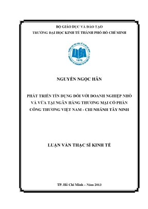 Phát triển tín dụng cho doanh nghiệp nhỏ tại Vietinbank