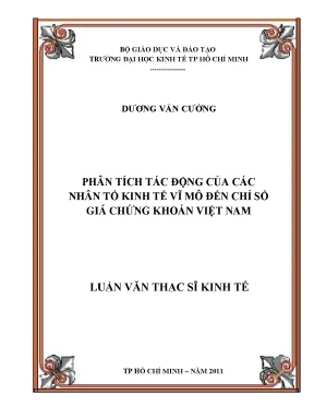 Tác động kinh tế vĩ mô đến giá chứng khoán Việt Nam