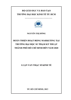 Hoàn thiện marketing tại ĐH Sư phạm Kỹ thuật TP.HCM