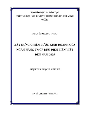 Chiến lược kinh doanh ngân hàng Bưu điện Liên Việt 2025