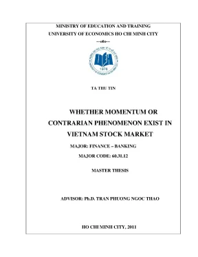 Hiện tượng Momentum và Contrarian trên Thị Trường Chứng