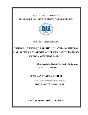 Nâng cao năng lực tài chính ngân hàng theo Basel III