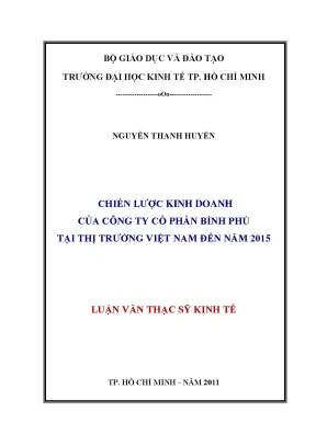Chiến lược kinh doanh Công ty Bình Phú tại Việt Nam