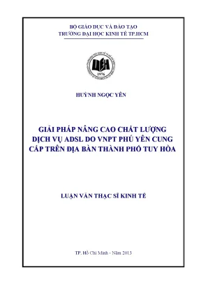 Giải pháp nâng cao chất lượng dịch vụ ADSL VNPT Phú Yên