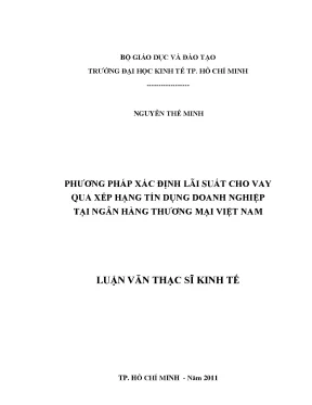 Xác định lãi suất cho vay qua xếp hạng tín dụng