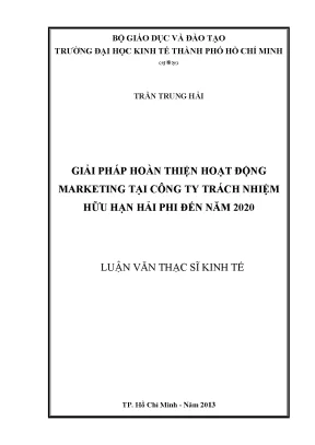 Giải pháp marketing hiệu quả cho công ty Hải Phi