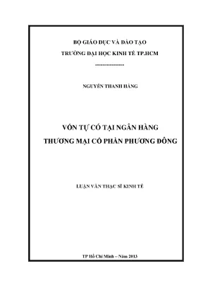Quản lý vốn tự có tại Ngân hàng TMCP Phương Đông