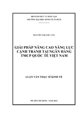 Giải pháp nâng cao năng lực cạnh tranh ngân hàng VIB
