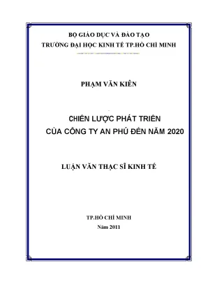 Chiến lược phát triển Công ty An Phú đến 2020