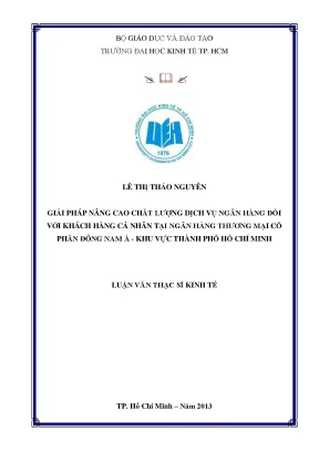 Nâng cao chất lượng dịch vụ ngân hàng cá nhân tại Đông Nam Á