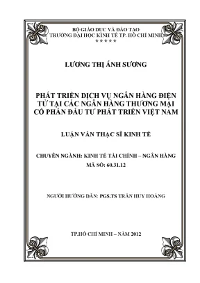 Phát triển dịch vụ ngân hàng điện tử tại BIDV