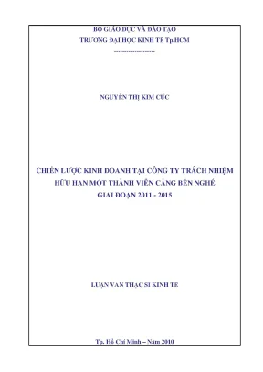 Chiến lược kinh doanh Cảng Bến Nghé 2011-2015