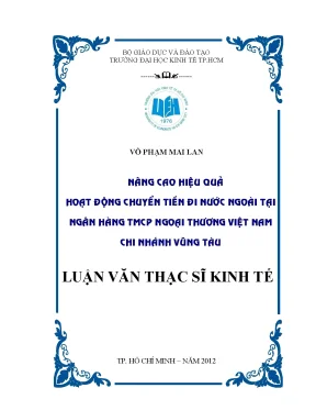 Nâng cao hiệu quả chuyển tiền quốc tế tại Vietcombank