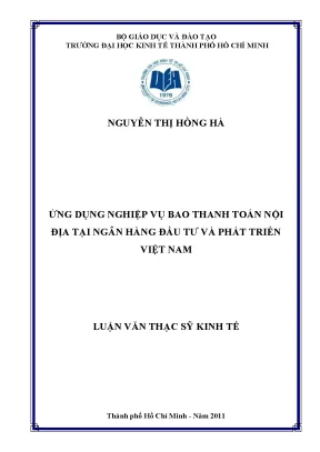Ứng dụng bao thanh toán nội địa tại BIDV