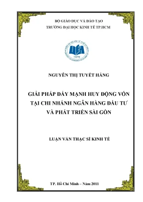 Giải pháp huy động vốn ngân hàng hiệu quả tại Sài Gòn