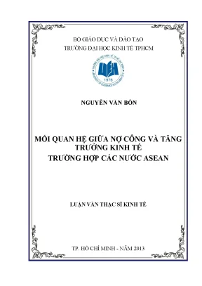 Nợ công và tăng trưởng kinh tế ở các nước ASEAN