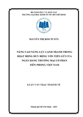 Nâng cao năng lực cạnh tranh ngân hàng Tiên Phong