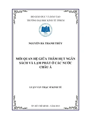 Thâm hụt ngân sách và lạm phát ở châu Á