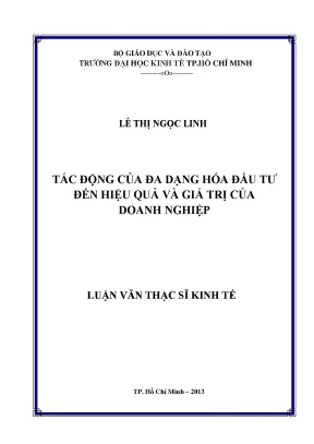 Tác động của đa dạng hóa đầu tư đến doanh nghiệp