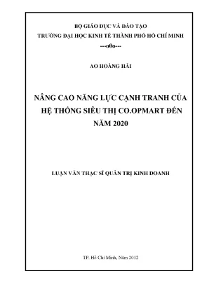 Nâng cao năng lực cạnh tranh Co.opmart đến 2020
