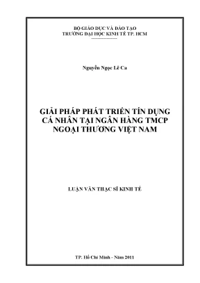 Giải pháp phát triển tín dụng cá nhân tại Vietcombank