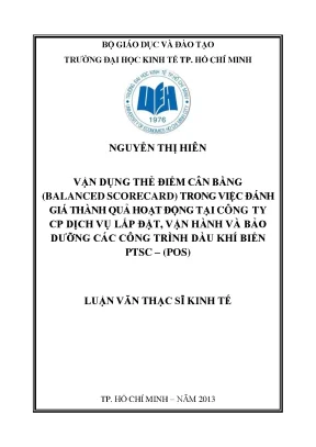Đánh giá thành quả hoạt động bằng Balanced Scorecard