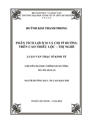 Phân Tích Lợi Ích và Chi Phí Đường Trên Cao Nhiêu Lộc