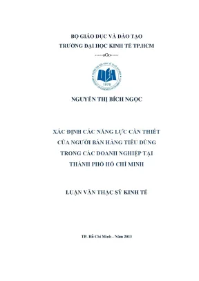 Năng lực cần thiết của người bán hàng tại TP.HCM