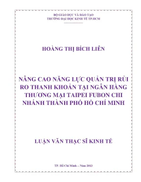 Nâng cao quản trị rủi ro thanh khoản tại ngân hàng