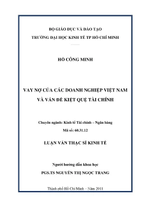 Vay nợ doanh nghiệp Việt Nam và kiệt quệ tài chính