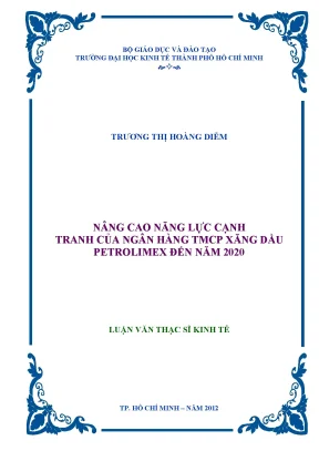 Nâng cao năng lực cạnh tranh ngân hàng Petrolimex 2020