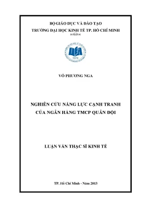 Năng lực cạnh tranh ngân hàng TMCP Quân Đội