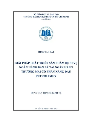 Giải pháp phát triển sản phẩm dịch vụ ngân hàng bán lẻ