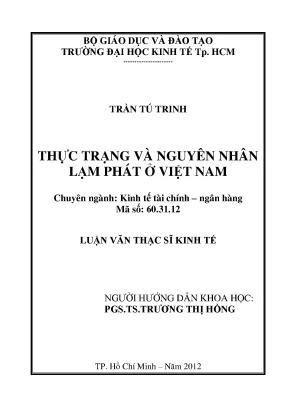 Thực trạng và nguyên nhân lạm phát ở Việt Nam