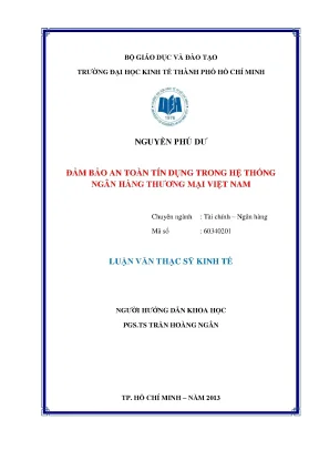 Đảm bảo an toàn tín dụng ngân hàng thương mại Việt Nam
