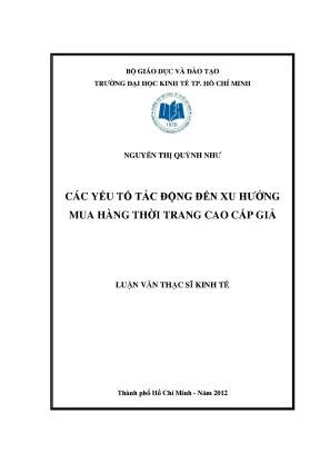 Xu hướng mua hàng thời trang cao cấp giả