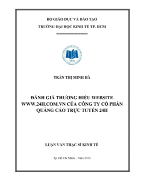 Đánh giá thương hiệu website 24h.com.vn hiệu quả