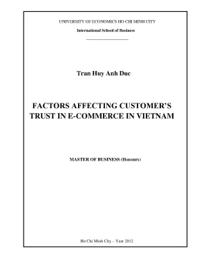Yếu tố ảnh hưởng đến niềm tin khách hàng trong thương
