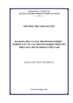 Đa dạng hóa và giá trị doanh nghiệp tại Việt Nam