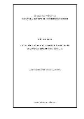Nâng cao năng lực cạnh tranh ngành tôm Bạc Liêu