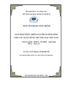 Giải pháp phát triển sản phẩm phái sinh ngân hàng Việt Nam